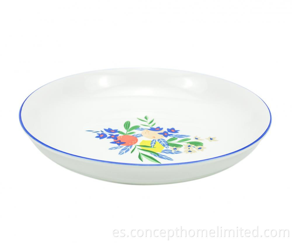 Porcelain Dinner Set With Decal Ch22067 03 4